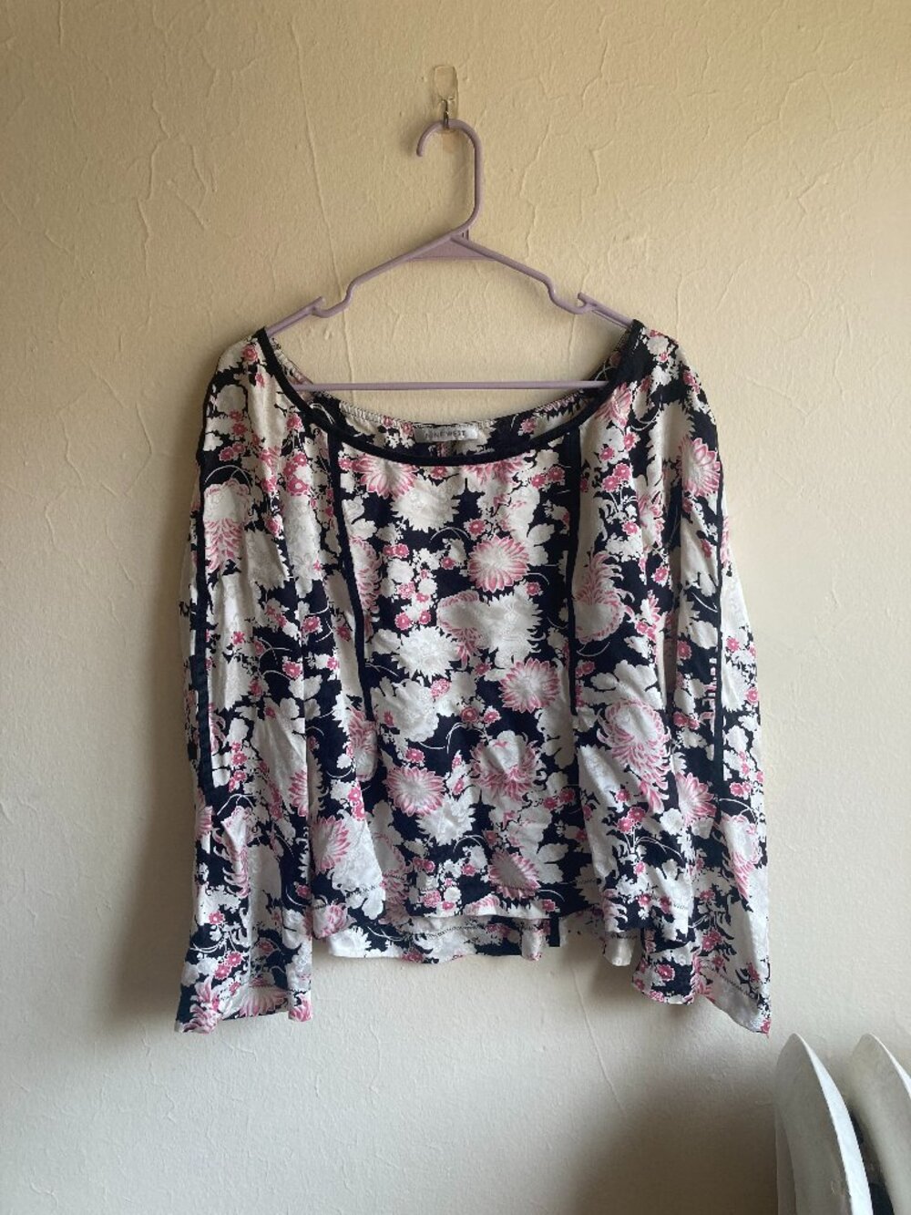 Nine West Silky Floral Blouse
